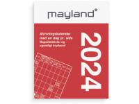 Mayland 2024 Broderi afrivningskalender 4,9x6,4cm 24241000