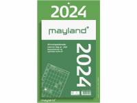 Mayland 2024 afrivningskalender 16,5x23,5cm 24254000 grøn