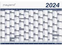 Mayland 2024 Kæmpekalender 13 måneder PP 100x70cm 24065100