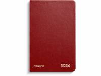 Mayland 2024 Lommekalender 7x10,9cm 24162030 kunstskind rød