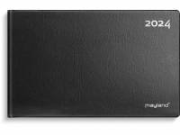 Mayland 2024 Bordkalender Mini 14,8x9cm vinyl sort 24132000