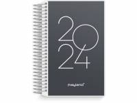 Mayland 2024 Minispiralkalender PP 8x12,6cm 1dag 24230500