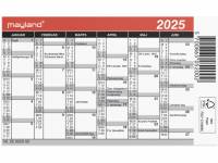 Mayland 2025 Mini kalender 12x7cm 25052000