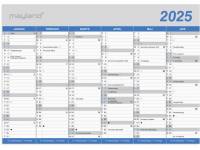 Mayland 2025 Kontorkalender A5 Klassisk 21x15cm 25058000