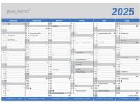 Mayland 2025 Klassisk kontorkalender A4 29,7x21cm 25059000