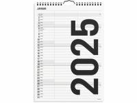 Mayland 2025 familiekalender A4 Black & White 25066510