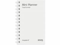 Mayland 2025 Mini Planner REFILL uge 8x12,6cm tværformat 25084800