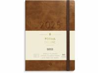 Mayland 2025 ugekalender Forma Deluxe A6 brun kunstskind 25201410