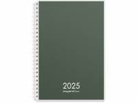 Mayland 2025 ugekalender Basic A5 14,8x21cm grøn 25267000