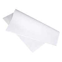 Stikdug af glat papir 60x60cm 90g hvid, 500 stk
