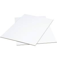 Bølgepapark 1398x998mm 2mm hvid, mellemlæg til paller