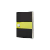 Moleskine notesbog Cahier Journal ulinieret XL 19x25cm sort