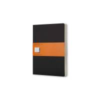 Moleskine notesbog Cahier Journal linieret XL 19x25cm sort