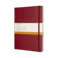 Moleskine notesbog Classic hard linieret XL 19x25cm rød