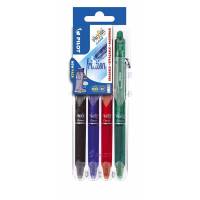 Pilot FriXion Clicker kuglepen 0,7mm, sæt med 4 farver