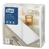 Tork Linstyle middagsserviet 39x39cm 1/8 fold 478145 hvid