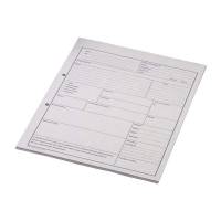 Selskabsbestilling blok med 3 kopier