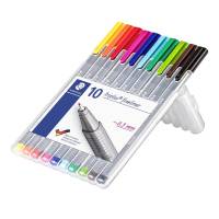 Staedtler fineliner triplus 0,3mm 334-SB10, 10 farver
