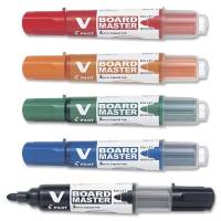 Pilot V-Board whiteboardmarker med rund spids 2,3mm, sæt a 5 stk penne
