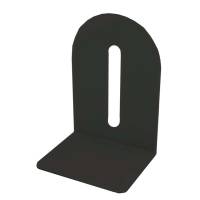 Bogstøtter metal 15cm sort