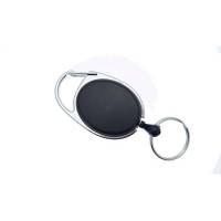 Office Yo-Yo nøglesnor med krog og wire sort