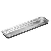 Aluminiumsform firkantet 700ml 390 x 105 x 21mm sølv