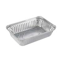 Aluminiumsbakke med vinkelkant 890ml 207 x 141 x 41mm sølv