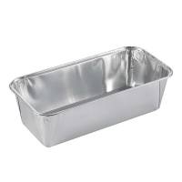 Aluminiumsform kraftige 1500ml 251 x 122 x 68mm sølv