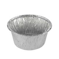 Aluminiumsform rund 106ml Ø80 x 35mm sølv
