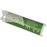 Cater-Line fryseposer med skrivefelt LDPE 15 liter klar