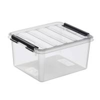 Plastikkasse Smart Store 2 liter 21x17x11cm med låg klar