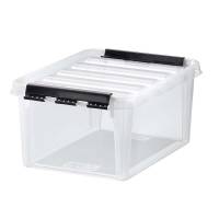 Plastikkasse Smart Store 10 - 8 liter 34x25x16cm med låg klar
