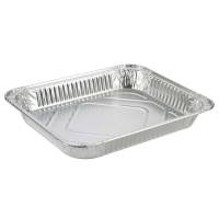 Gastro aluminiumsbakke 1/2GN halv højde 2400ml 324 x 264 x 38mm sølv 100stk