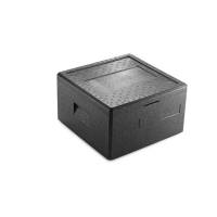 Termo skumkasse EPP pizza 410x410x237mm 21,5 liter sort
