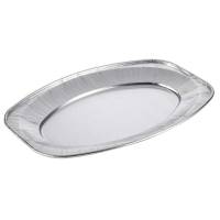 Cateringfad oval mellem 43x29x2,5cm glat 