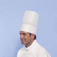 Le Grand Chef kokkehuer Non-woven 25cm hvid