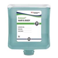 DEB Cremesæbe Estesol Hair & Body 2 liter patron HAB2LT
