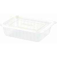 Duni Fixpack plastbakke firkantet PP 350ml klar, 500 stk