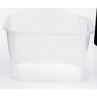 Duni Fixpack plastbakke firkantet PP 750ml klar, 500 stk
