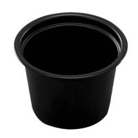 Dressingbæger PP Ø44x30mm 30ml sort, 250 stk