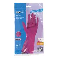 Latexhandsker husholdningshandske medium (7½-8) pink 
