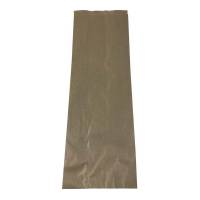 Grovbrødspose lang brun 160/80x460mm 40g brun. 500 stk