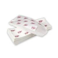 Fransk hotdogpose 7/3x18cm med tryk, 1000 stk