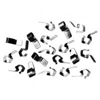 Clips til alle Weck sylteglas, pakke med 12 stk