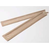 Flutespose med rude 40g 100/55x655mm brun. 500stk