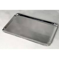 Papfad aluminium 42x28cm sølv