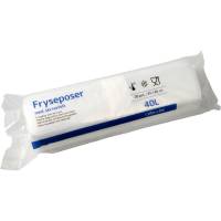 Cater-Line fryseposer med skrivefelt LDPE 40 liter klar