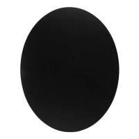 Securit chalkboard oval Silhouet 29,8x37,7cm sort