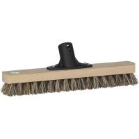 Vikan Classic Gulvskrubbe stiv med socket 30cm brun