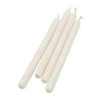 Rustiklys 10 timer 29 cm hvid